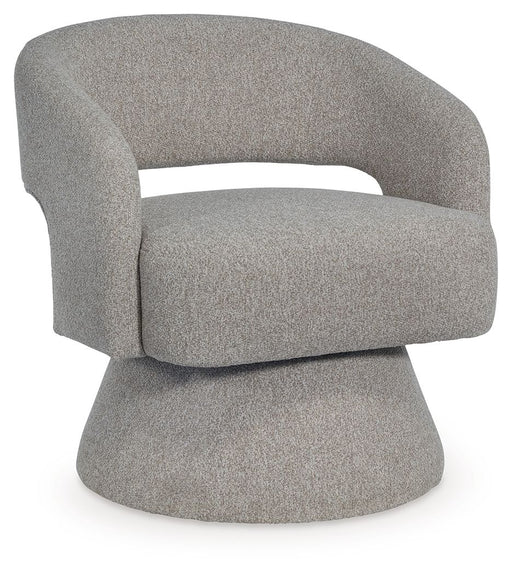 Nashkins - Swivel Accent Chair - Pebble Signature Design by Ashley®