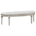 Colwood - Upholstered Curved With Channel Tufting And Slender Tapered Legs - Silver Gray Furniture Max