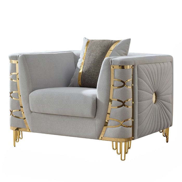 Contessa - Accent Chair - Gray Matrix Furniture Group