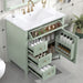 Modern Bathroom Vanity With Sink, 3 Drawers And Adjustable Shelf Hearth and Haven