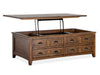 Bay Creek - Lift Top Storage Cocktail Table With Casters - Toasted Nutmeg Magnussen Furniture
