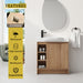 Sleek Design Freestanding Bathroom Vanity With Sink, Soft Close Door Home Essentials