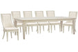 Newport - 7 Piece Extendable Rectangular Dining Table Set Magnussen Furniture