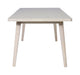 Roms - Dining Table - Natural / Whitewashed Zuo Modern