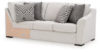 Koralynn - Raf Sofa with Corner Wedge - Stone Benchcraft®