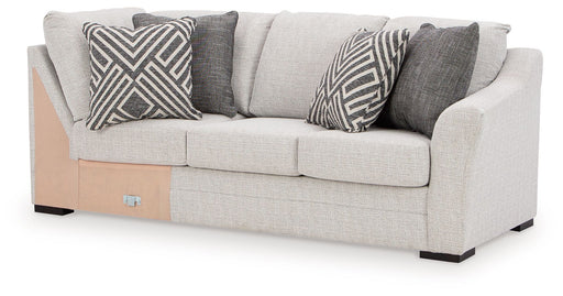 Koralynn - Raf Sofa with Corner Wedge - Stone Benchcraft®