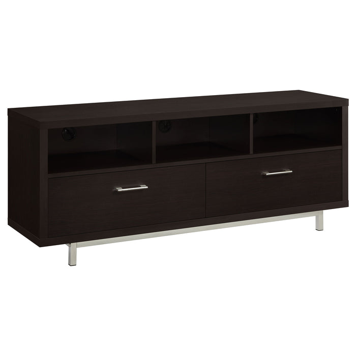 Drawer Storage TV Console - Brown