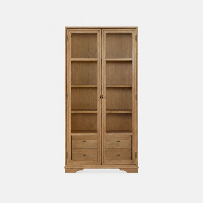 Tall Display Cabinet With Glass Doors Bernards Furniture