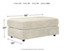 Soletren - Oversized Accent Ottoman - Stone Signature Design by Ashley®