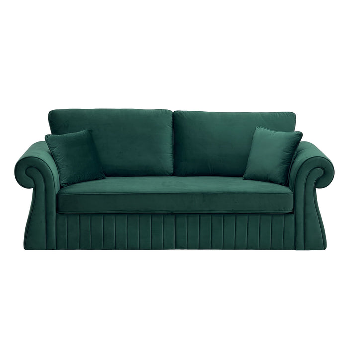 3 Seater Sofa With Pocket Coils And Foam Cushion, Removable Seat Home Essentials
