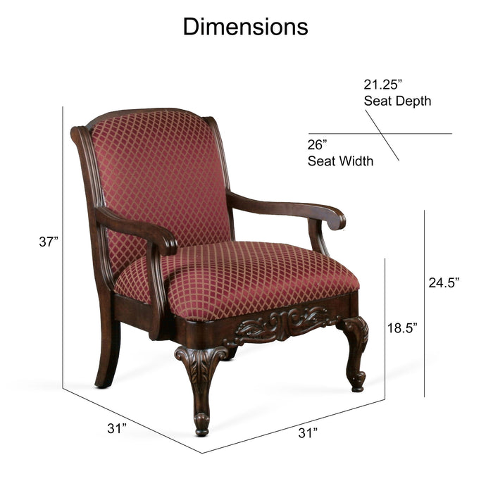 Santiago - Arm Chair - Red