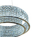 Michael Amini Lighting - Galaxy 24" Round LED Crystal Chandelier - Chrome Michael Amini