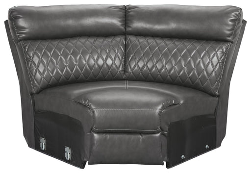 Samperstone - Wedge - Gray Signature Design by Ashley®