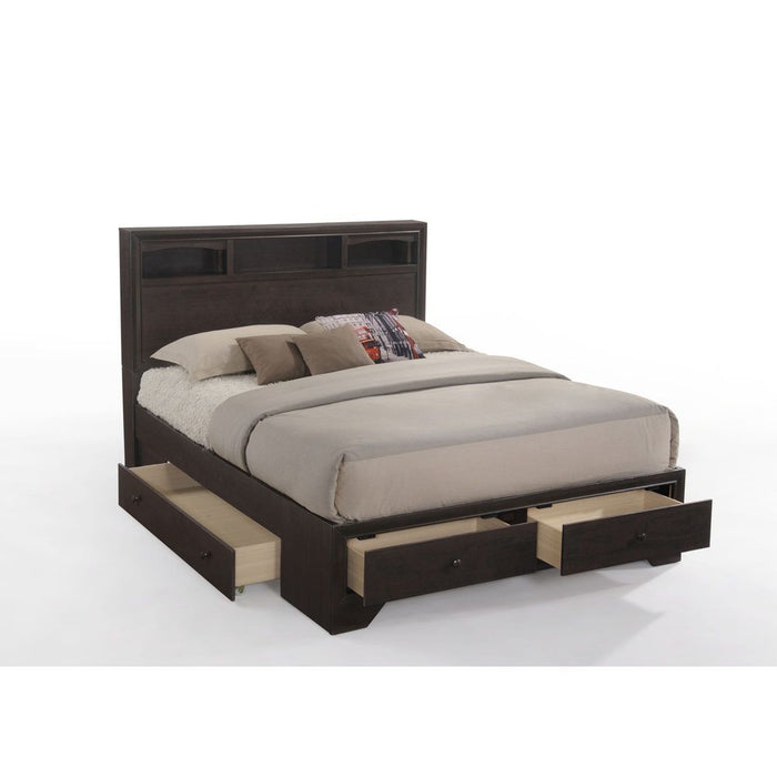 Madison II - Bed w/Storage ACME