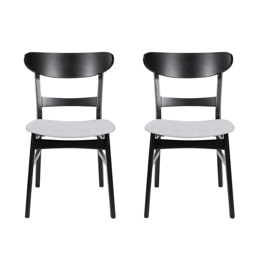 5 Piece Dining Set With Table And 4 Upholstered Chairs Noble House