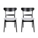 5 Piece Dining Set With Table And 4 Upholstered Chairs Noble House