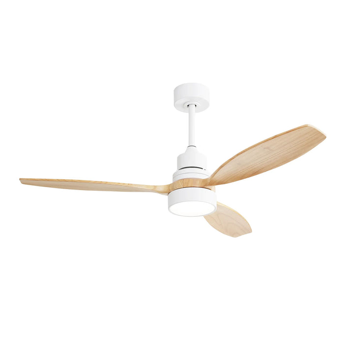 52" Integrated LED Ceiling Fan With Remote Control And Blades For Living Room Daily Nest