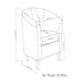 Austin - Handcrafted Tub Chair Simpli-Home