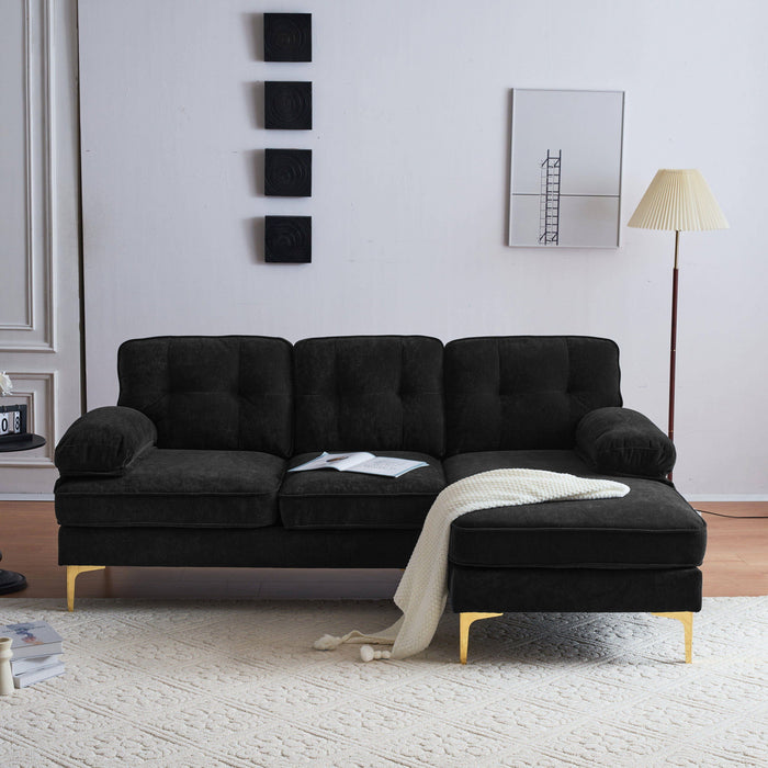 Modern L Shaped Sectional Sofa For Living Room Hearth and Haven