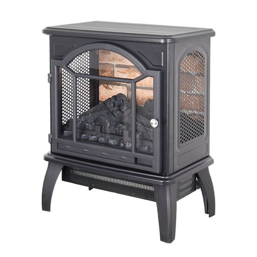 3D Flame Electric Infrared Quartz Fireplace Stove With Remote Control Home Essentials