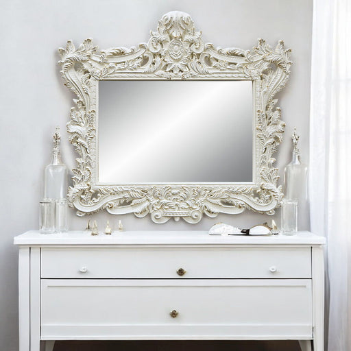 Adara - Mirror - Antique White ACME