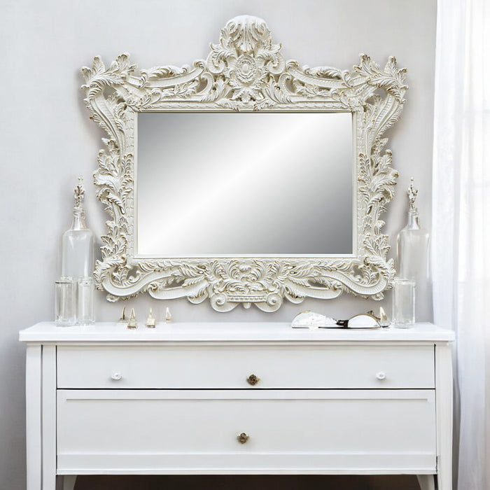 Adara - Mirror - Antique White ACME