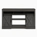 Farmhouse TV Stand With Sliding Barn Doors & Adjustable Storage Home Essentials