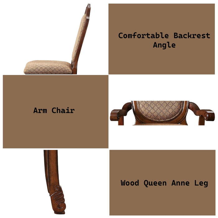 Chateau De Ville - Arm Chair (Set of 2) - Cherry Acme