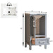 Fully Assembled 18'' Freestanding Single Bathroom Vanity With Ceramic Top - Gray Home Essentials