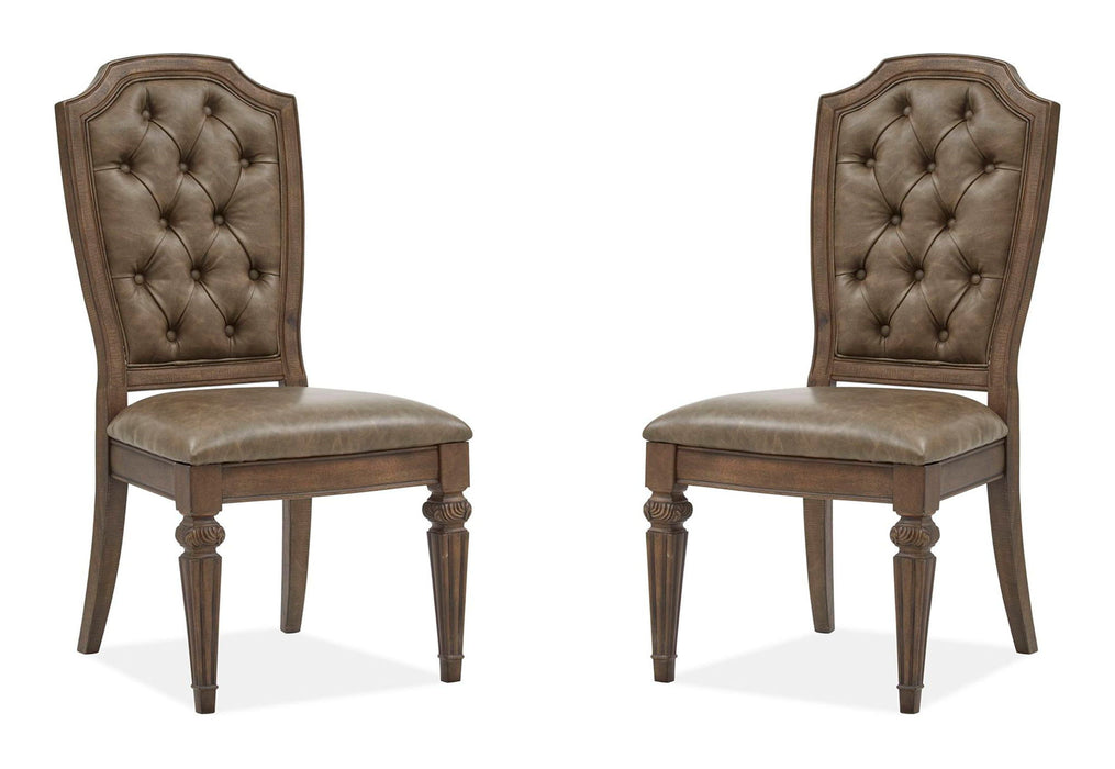 Durango - Wood Dining Side Chair With Upholstered Seat and Back (Set of 2) - Willadeene Brown Magnussen Furniture