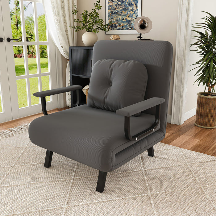5 In 1 Folding Sofa Bed With 5 Position Adjustable Backrest Home Essentials