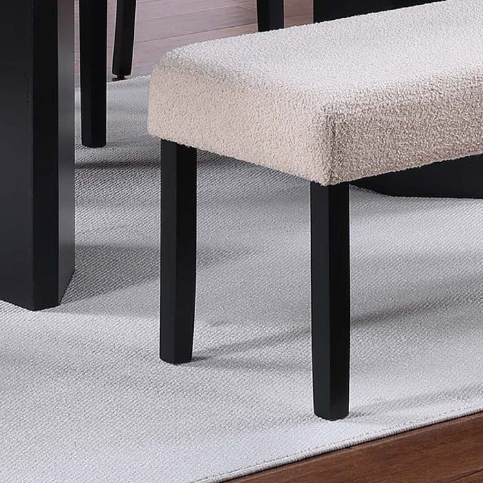 Contemporary Dining Bench Soft Upholstered Home Essentials