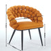 Modern Chair With Tube Legs, Soft Cushions And Comfortable Backrest Home Essentials