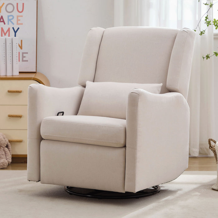Wide Wingback Swivel Glider Rocker Recliner Chair Hearth and Haven