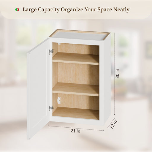 Shaker Cabinet With Soft-Close Door And Adjustable Shelves Home Essentials