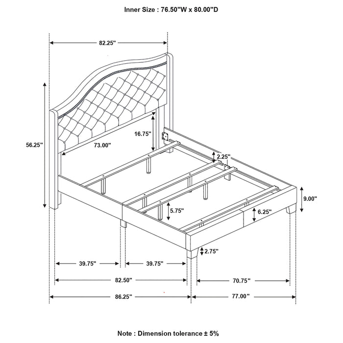 Maassluis - Eastern King Bed - Beige