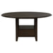 Fulton - Round Dining Table With Drawer - Dark Brown Furniture Max