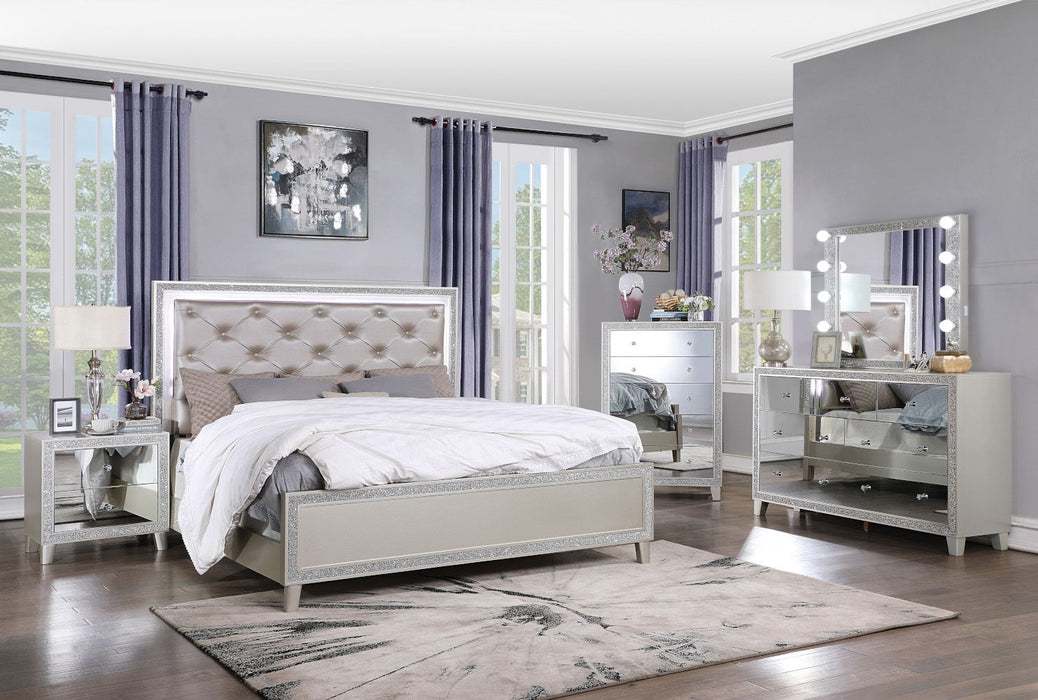 Sliverfluff - Dresser - Mirrored & Champagne ACME