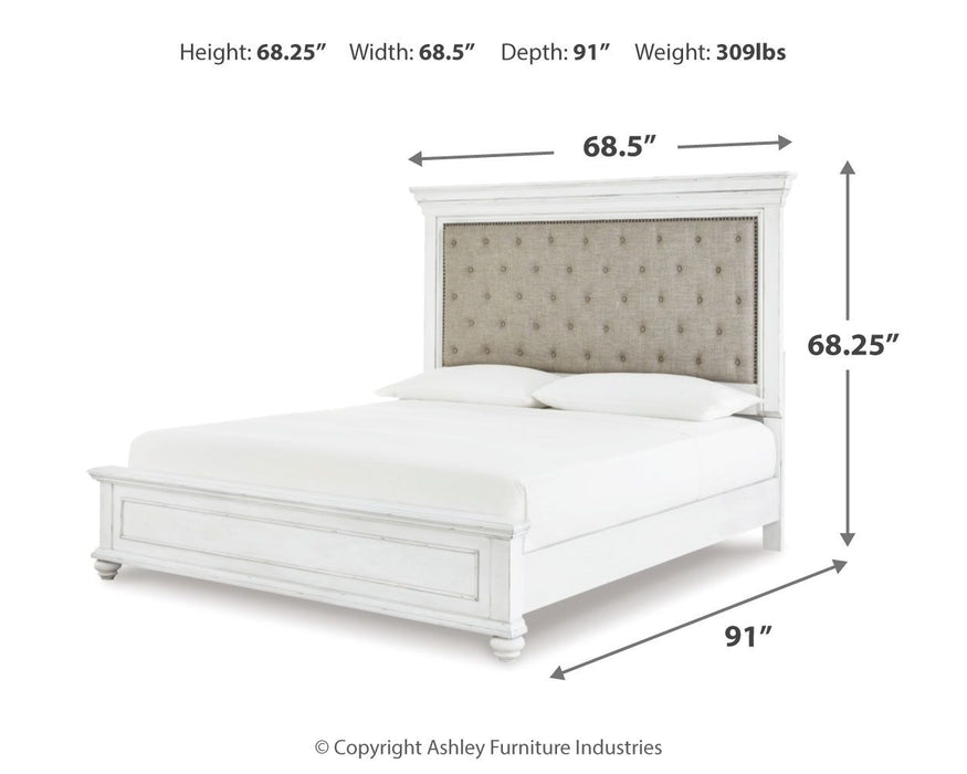 Kanwyn - Upholstered Panel Bed Benchcraft®