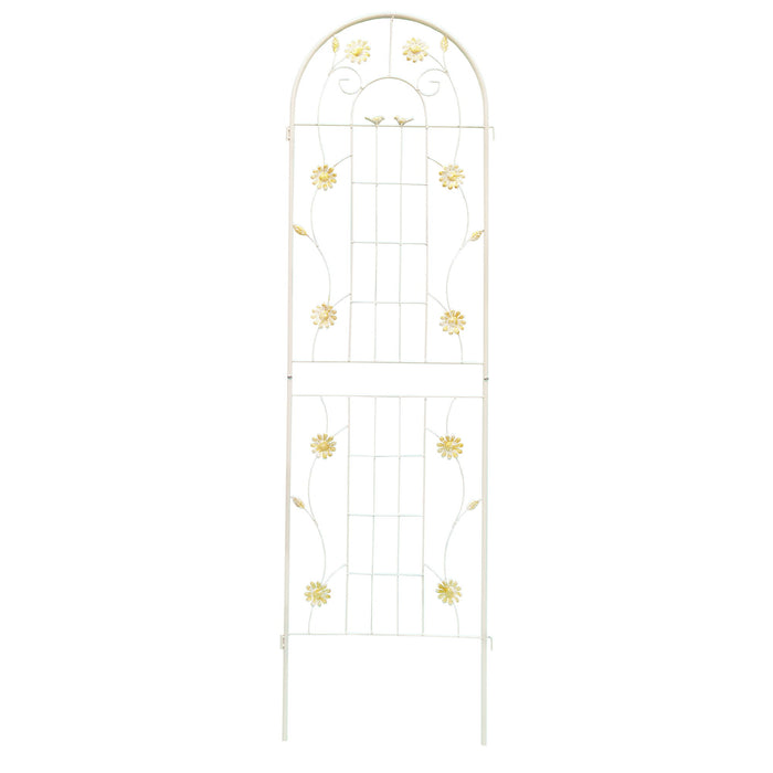 Metal Garden Trellis Rustproof Trellis For Climbing Plant Outdoor Flower Support Daily Nest