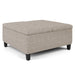 Harrison - Upholstered Coffee Table Storage Ottoman Simpli-Home