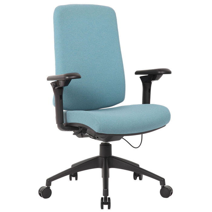 Office Chair With Mid Back Design, 5D Armrests And Multi Position - Blue Home Essentials