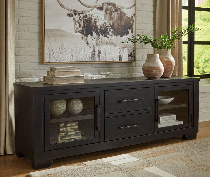Galliden - Extra Large TV Stand - Black Signature Design by Ashley®