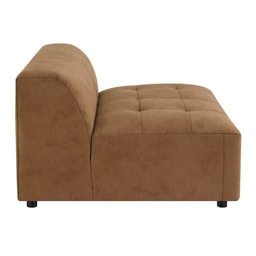 Zoey - Modular - Armless Chair - Chocolate Suede ACME