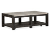 Plum Creek - Rectangular Cocktail Table With Casters Magnussen Furniture