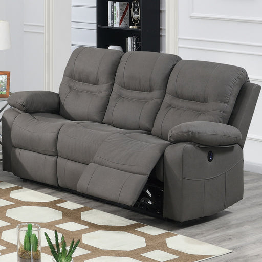 Modern Contemporary Power Reclining Sofa With USB Port Home Essentials