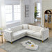L-Shaped Corner Sofa, 5 Seater Sectional With Tufted Design Home Essentials