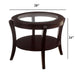 Contemporary Table With Open Lower Shelf Home Essentials
