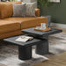 Zachary - 2 Piece Set Cast Aluminum Coffee Table - Black Simpli-Home