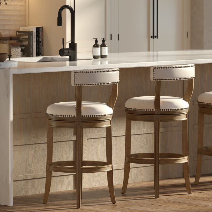 Stool & Upholstered Seat And Back Home Essentials